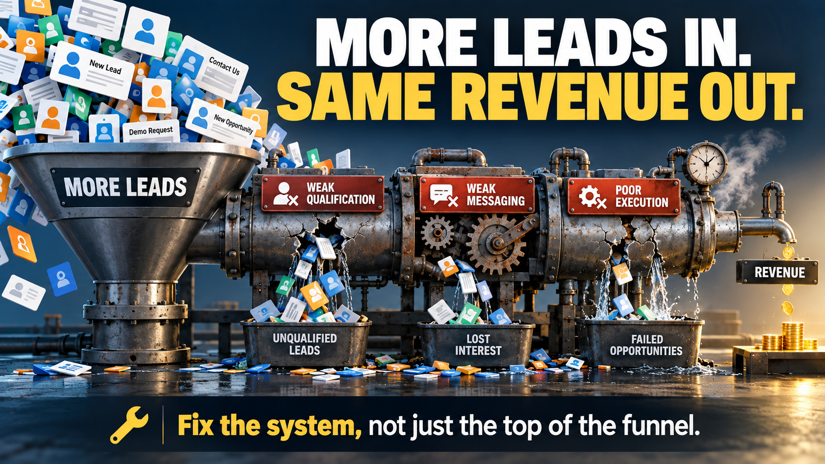 More Leads Won't Fix a Broken Revenue System